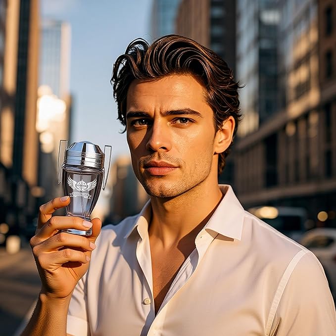 META-BOSEM Mens Cologne Set, EDP, 4 Pack (3.4 oz / 100 mL), AzuraAD, 1 BILLION FOR MEN, Genius Intensive, Invincible, Date Night Signature, for workdays to weekends