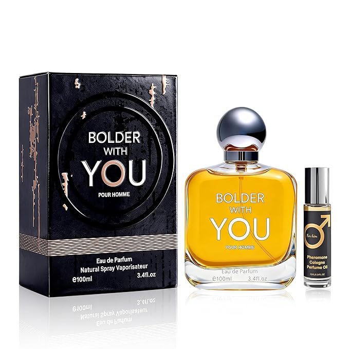 Men’s Eau de Parfum for Men, Sweet Woody Cologne with Chestnut, Candied Apple & Vanilla Notes, Long Lasting Modern Masculine Fragrance, Natural Spray, Pheromone Parfum
