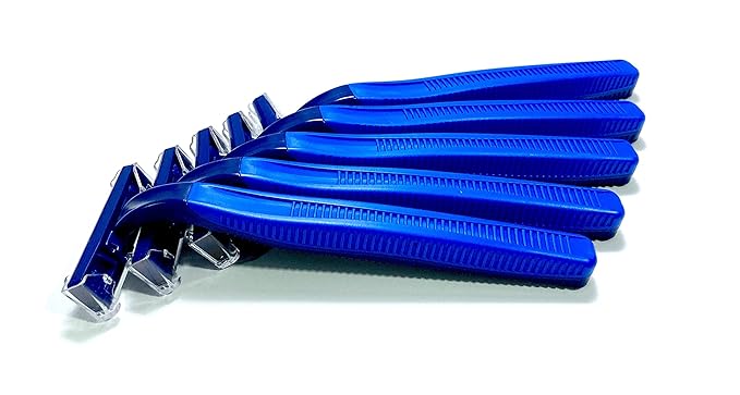 100 Premium Twin Blade Disposable Razors in Bulk - Medical Professional or Home Use