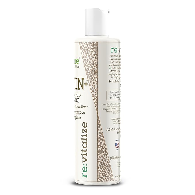 Biotin Shampoo For Hair Growth Natural Caffeine Hair Loss Treatment Shampoo For Thinning Hair Thickening DHT Blocker For Men Women Sulfate Free Safe On Color Treated Hair Coconut + Argan Oil