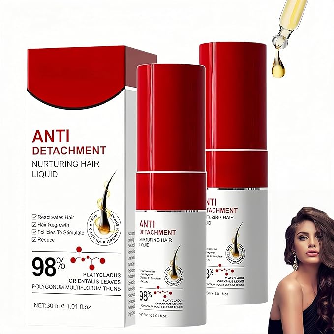 Hair Conditioner Spray, Hair Growth Spray, Anti Detachment Nurturing Hair Liquid for Hair and Beard (2 Pcs)