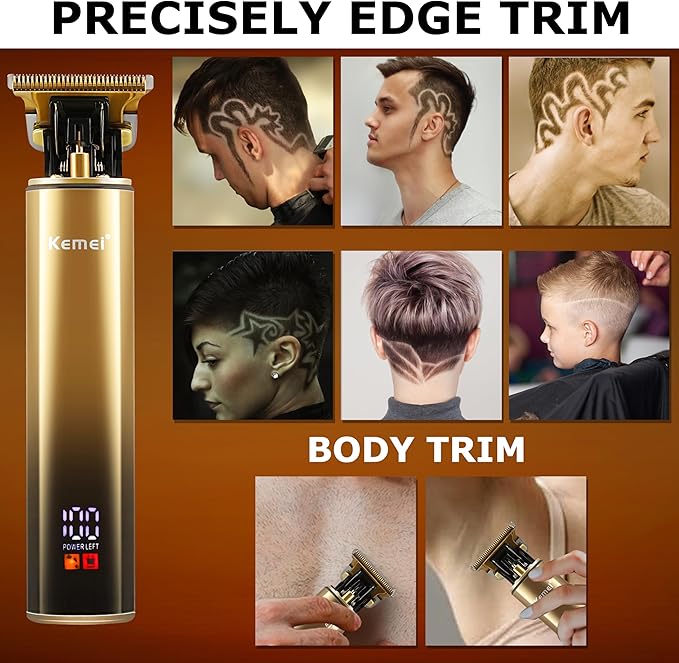 KEMEI Foil Shavers,Bald Head Shaver,Electric Razor for Men,with Hair Trimmer Barber Trimmers Waterproof Cordless