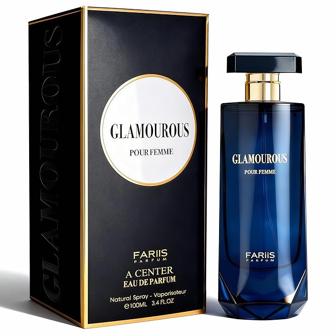 GLAMOUROUS Men's Cologne | 100ml Black Lavender & Vanilla Eau de Parfum | Gourmand Aromatic Fragrance Gift