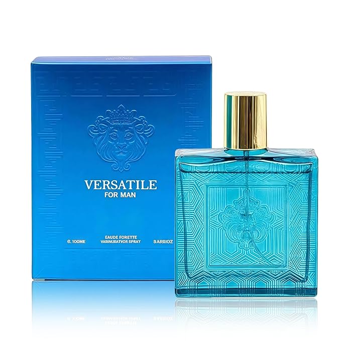 Versatile for Man Cologne 100ml Eau De Toilette Spray Base Notes of Beans, Amber, Geranium Flower and Vanilla Fragrance For Men Daily Wear