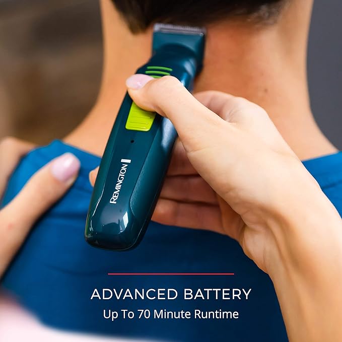Remington Ultrastyle Rechargeable Total Grooming Kit, PG6111, Teal/Green