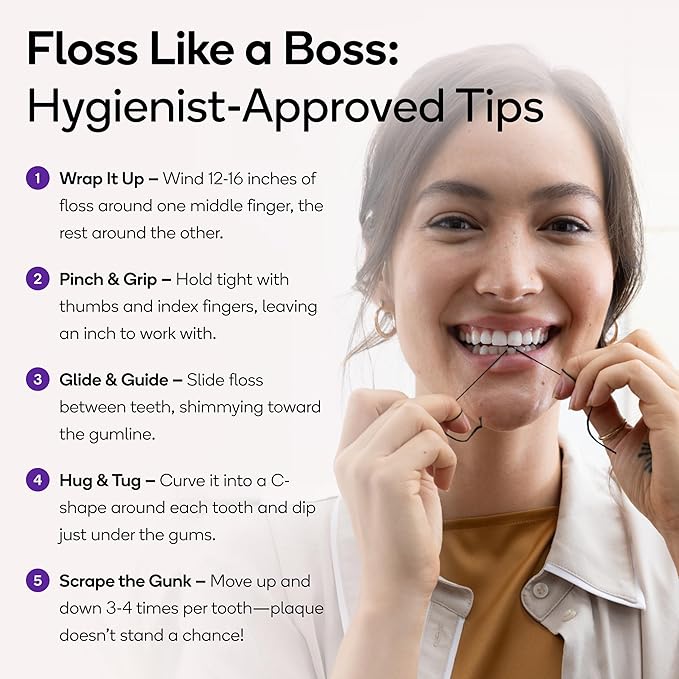 BURST Expanding Dental Floss Kit (Mint Eucalyptus/120 Yards/Starter Kit + 3 Refills) | Stain Absorbing & Woven Tooth Floss with Xylitol Coating to Fight Cavities | Vegan | Paraben Free Expanding Floss