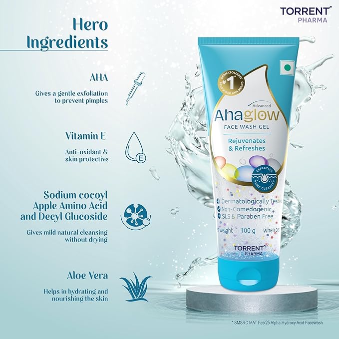Torrent Ahaglow Skin Rejuvenating Face Wash Gel - 100G