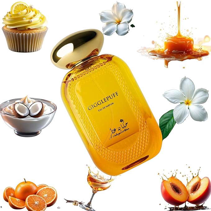 Gigglepuff Eau de Parfum, Floral Fruity Gourmand Fragrance, Unisex, 3.4 fl oz