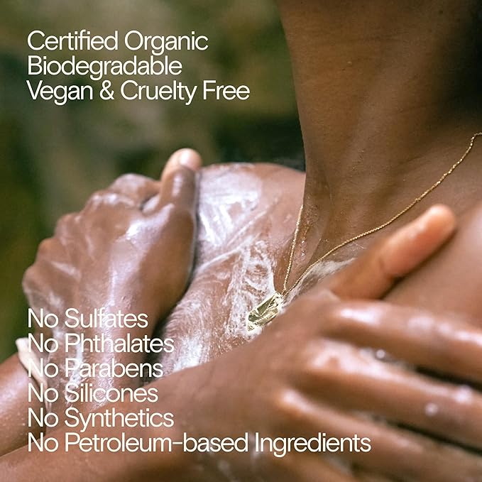 Bathing Culture, Organic Mind + Body Wash, Natural, Biodegradable, Sustainable, Vegan Personal Care, Organic Body Wash for Women and Men, Glass Bottle, 16 fl oz, Meadow Vision, Holiday Gift Idea