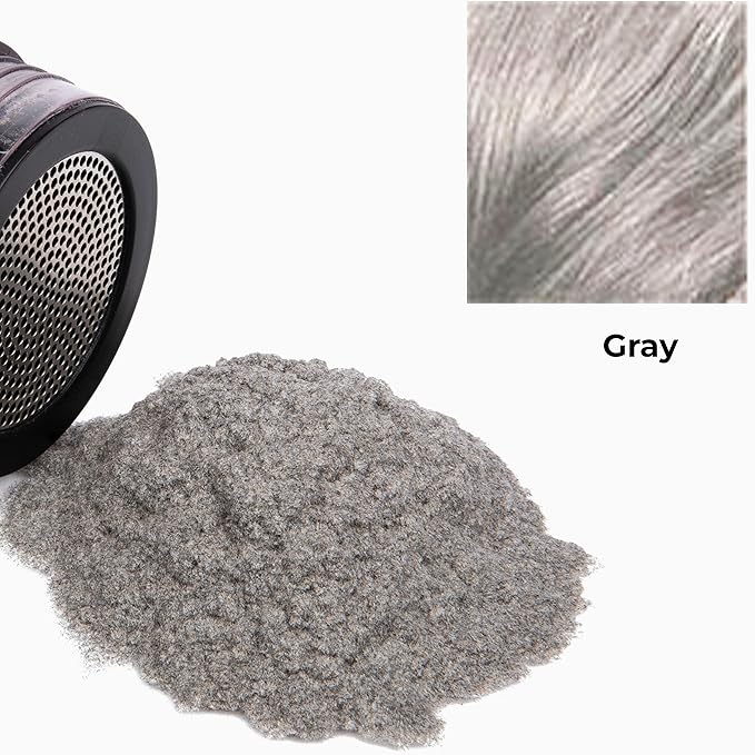 Caboki Hair Concealer (All-Natural Hair Building Fibers) Travel Size (Gray)
