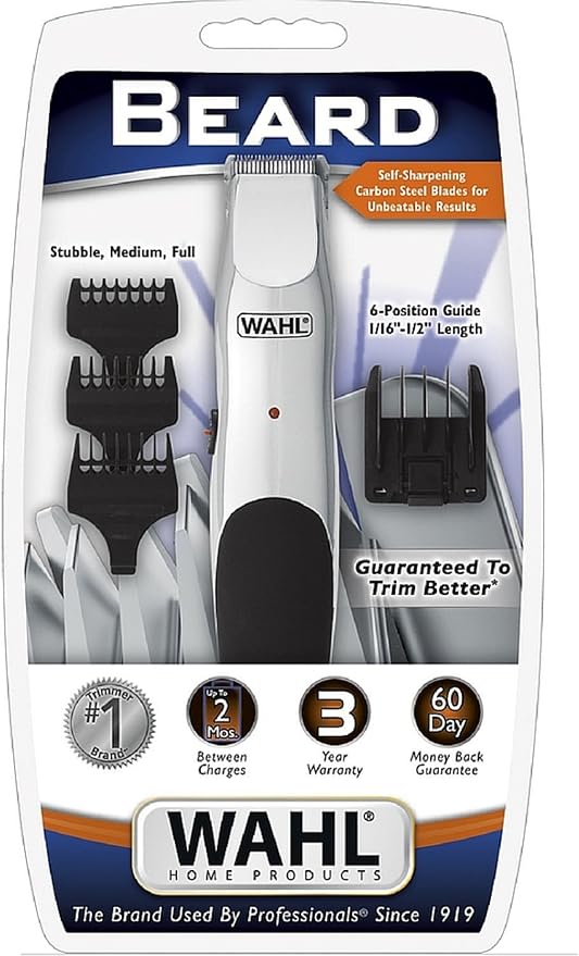 Wahl Rechargeable Beard Trimmer Kit 1 ea (Pack of 9)