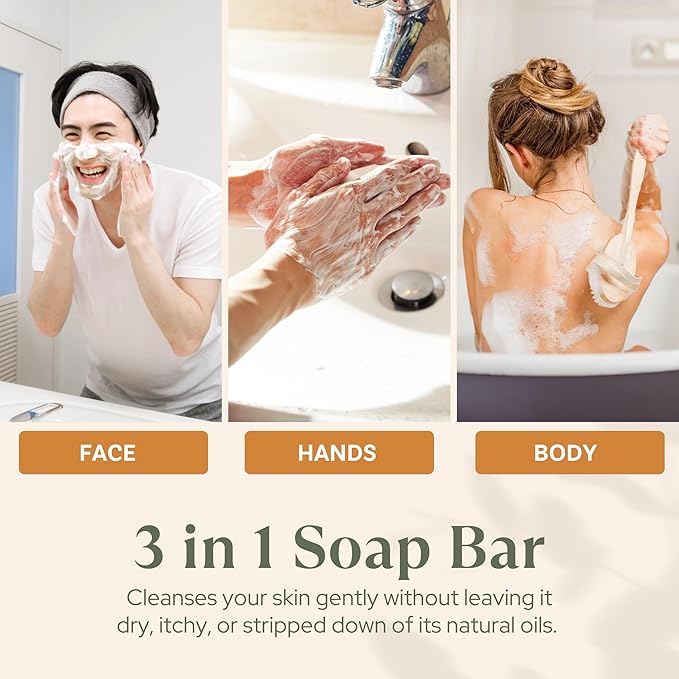 Wavertree & London Sandalwood & Patchouli Scented Natural Soap (2 Bars), 7oz Moisturizing French Triple Milled Soap Bars enriched with shea butter - Pure Plant Oil Bath & Body Bars for All Skin Types