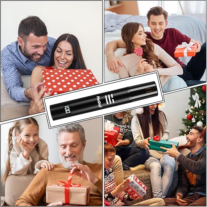 2 Pack Nose Hair Trimmer for Men & Women Professional Painless Eyebrow Facial Hair Trimmer for Male and Female Travel Ear and Nose Hair Clipper USB Rechargeable Trimmers with Digital Display