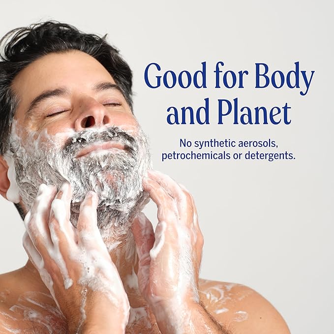 Dr. Bronner's - Organic Shaving Soap (Peppermint, 7 Ounce) - Certified Organic, Sugar and Shikakai Powder, Soothes and Moisturizes for Close Comfortable Shave, Use on Face, Underarms and Legs