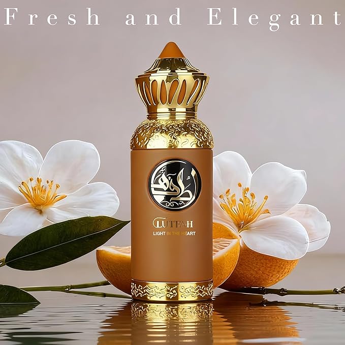 Lutfah Light In The Heart Luxury Cologne for Men - Bergamot,Elemi,Amberoxan-80ml Eau de Parfum - Long Lasting - Versatile Signature - Elite Gift