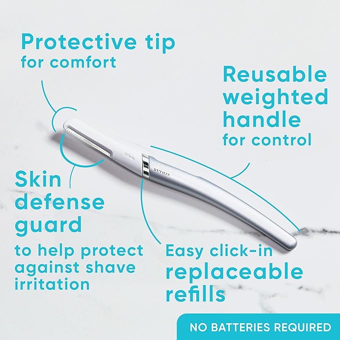 Gillette Venus Platinum Extra Smooth Metal Handle Women's Razor Handle + 4 Blade Refills, Pivoting Head and Ribbon of Moisture, Holiday Gifts for Women