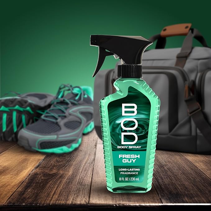 BOD man Fragrance Body Spray, Fresh Guy, 8 fl oz