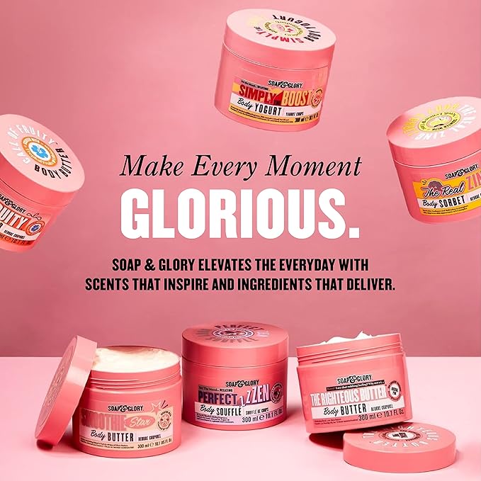 Soap & Glory Peaches & Clean Cleansing Milk - Gentle Face Cleanser + Makeup Remover with Jojoba Oil and Peach & Ginseng Extracts - Hydrating Face Wash for Women for Soft, Radiant Skin (11.8 oz)