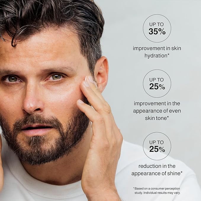 Peppertree Men's Matte Hydration Face Moisturizer - Hydrating Face Cream for Sensitive, Normal & Dry Skin - Facial Moisturizer with Hyaluronic Acid, Aloe, Jojoba for Nourishing & Gentle Skin Care