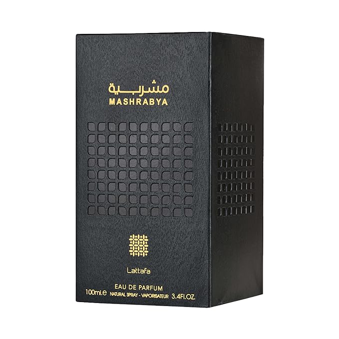 Lattafa Mashrabya for Unisex Eau de Parfum Spray, 3.4 Ounce / 100 ml