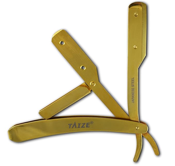 TAIZE - Straight Razor - Gold - 5''