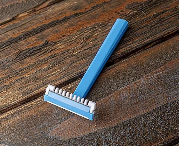 Disposable Body Razor for Men (10 Pack) - Sensitive Body Razors/Blades (Blue)
