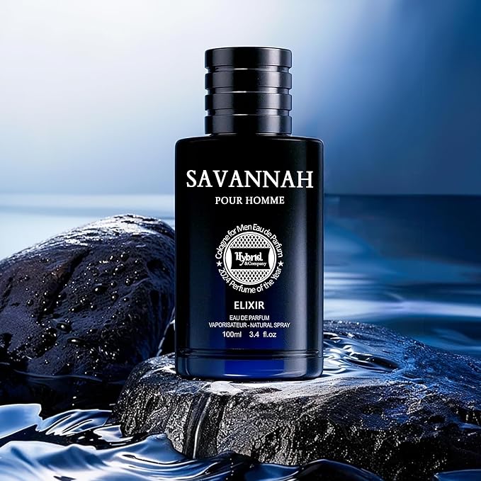Hybrid & Company Savannah Pour Home Elixir For Men Eau De Parfum Vaporisateur Natural Spray 3.4 Fl Oz