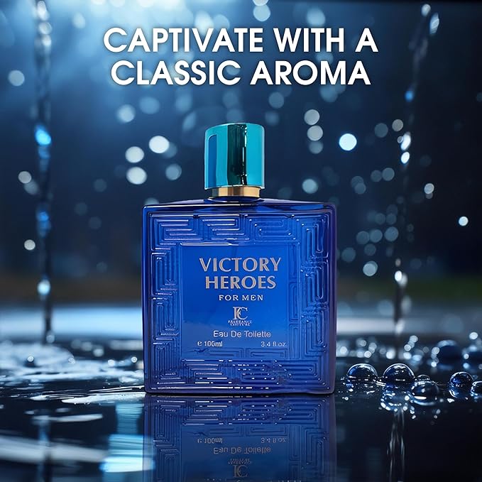 3Pack Men Colognes Victory Series Eau De Parfume Spray with Woody Floral & Fruity Scent Perfume Gift Set Day to Night Luxury Long Lasting Fragrances