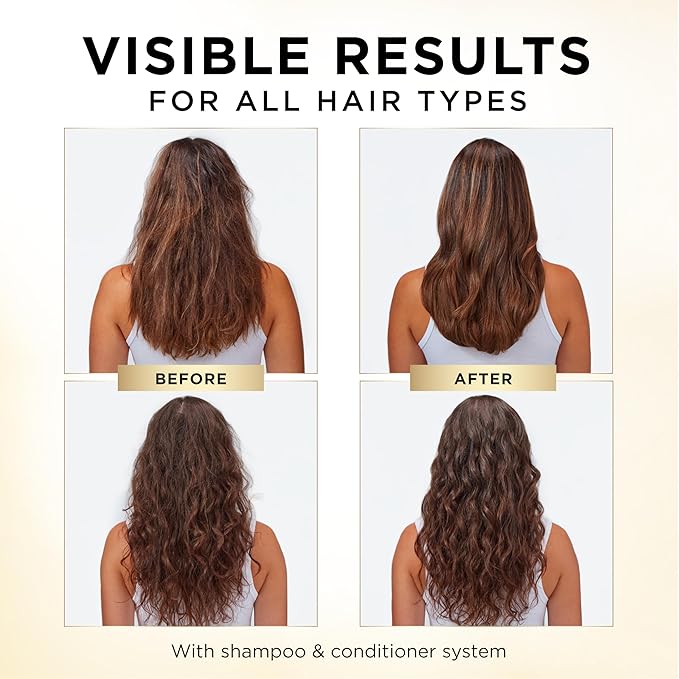 Pantene 2-in-1 Shampoo & Conditioner, Daily Moisture Renewal - Pro-V Nutrients for Dry, Straight to Curly Hair,72-Hour Hydration & Softness, 27.7 Oz Each, + Rescue Shot (0.5 Oz),2 Count (Pack of 2)