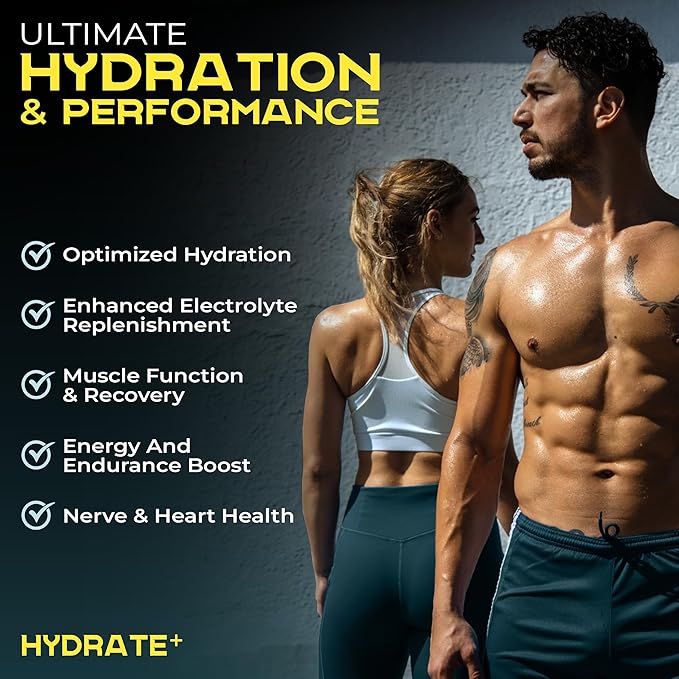 Sugar Free Electrolytes Powder Packets, 16 Count SURPO Electrolyte Drink Mix Lemon-Aid Zero Calorie, No Sugar Instant Hydration Packets for Energy & Recovery with Taurine, Magnesium, Potassium, Sodium
