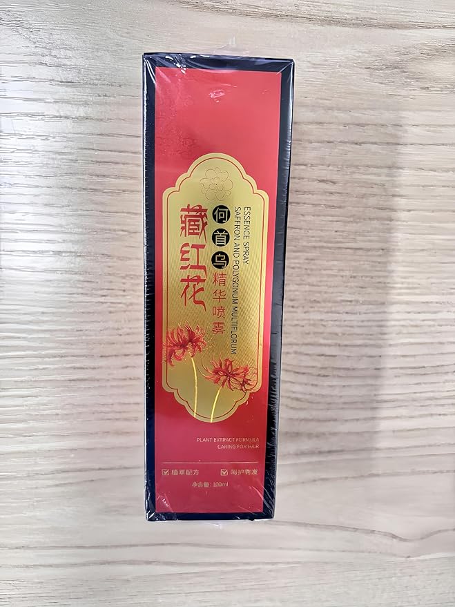 Saffron Essence Spray, Herbal Extracts Hair Serum,Lost Strengthen Hair Root, Non-Frizzy, Prevent Gray Hair (3 Pcs)
