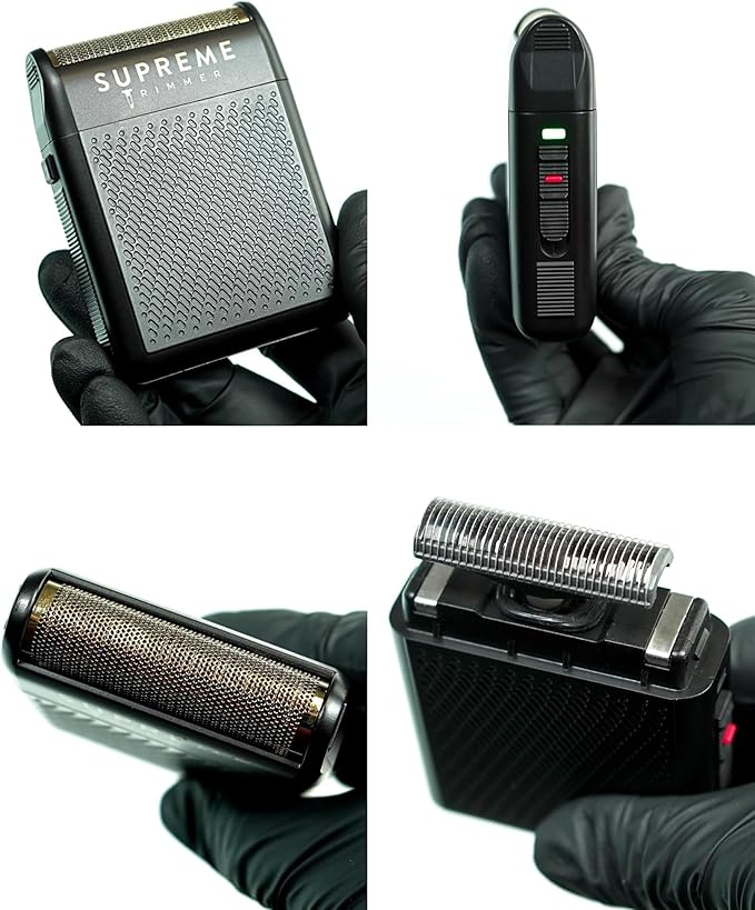 Supreme Trimmer Solo Single Foil Shaver for Pocket | 150 Min Runtime Cordless use, Powerful USB-C Mini Travel Razor for Professional & Home use | STF101