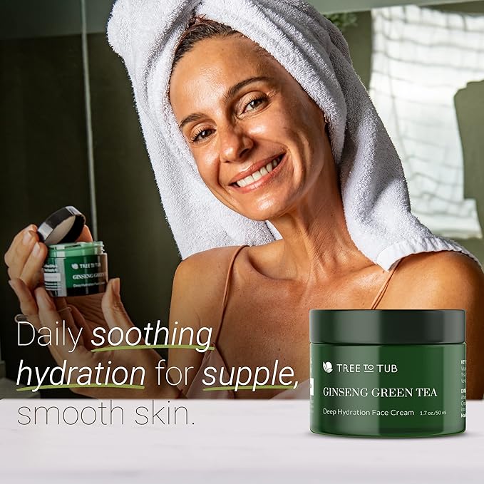 Tree to Tub Hydrating Face Moisturizer & Retinol Anti Aging Face Moisturizer for Dry and Sensitive Skin - Water Based Hyaluronic Acid Facial Moisturizer & Anti Wrinkle Hyaluronic Acid Night Cream