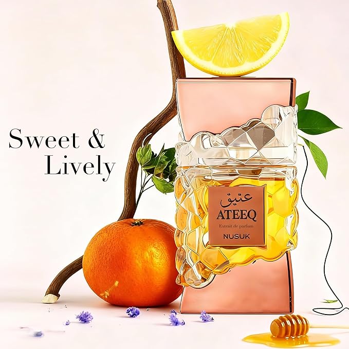 Ateeq Luxury Cologne for Men - Lavender & Oud Aromatic Elixir-100ml Eau de Parfum - Long Lasting - Versatile Signature - Elite Gift (Ateeq)