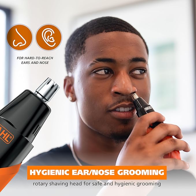 Wahl Trim Ninja All in One Hybrid Electric Razor and Beard Trimmer for Men – All Body Electric Shaver, Hair Trimmer, Precision Detail Trimmer, Ear & Nose Hair Trimmer for Men – Model 3030115