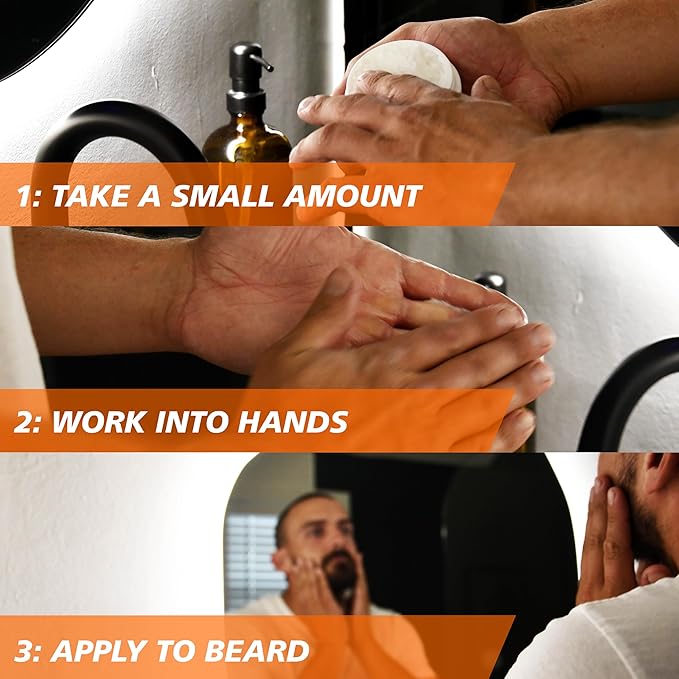 Wahl 2 oz Beard Softener Moisturizes Hair & Softens Skin Underneath – Beard Conditioner for Men Contains Shea Butter to Relieve Itch & Condition Hair - Lightly Scented – Model 3028691