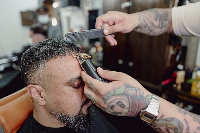 Supreme Trimmer T-Shaper ST5210 | Professional Barber Trimmer Hair Clippers for Men | Cordless Hair Trimmer Zero Gapped Liner Beard Trimmer | Gold