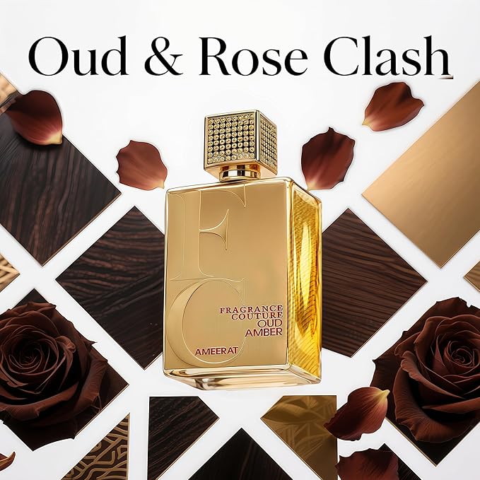 Men/Women Cologne Oud Amber Ameerat Unisex Perfume 100ml Eau de Parfum - Bold Spicy Amber Tobacco,Woody& Vanilla Scent for Women & Men Daily Use