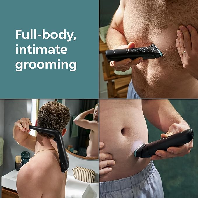 Philips Norelco Body Groomer Replacement Shaving Foil Head, 100% Showerproof & Waterproof Hypoallergenic Shaver Foil compatible with Philips BG5000/BG7000/BG9000 series Body Groomers, BG2010/40