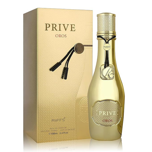 Priv Oros for Men | Eau de Parfum 100ml | Gourmet Cologne with Coffee, Almond, Vanilla & Sandalwood | Long-Lasting Luxury Scent for Day & Night