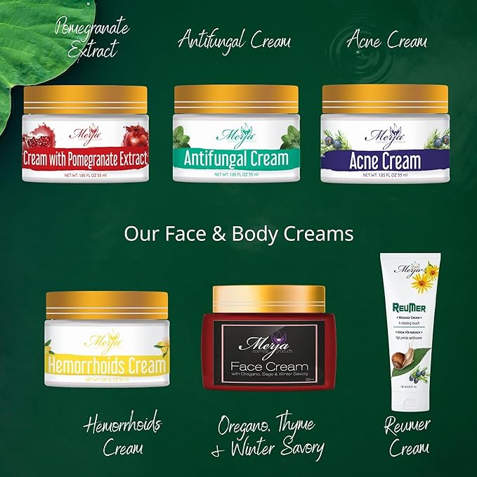 Merja Herbs Cream for Rheumatic Pain [125ml] Lightweight Cream for Arthritis & Rheumatic Aches with Snail Extract for Joints, Neck, Back | Pain Relief