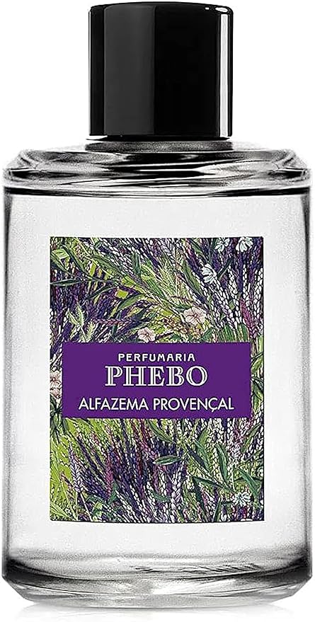 Linha Mediterraneo Phebo - Deo Colonia Alfazema Provencal 200 Ml - (Phebo Mediterranian Collection - Eau de Cologne Lavender From Provence 6.8 Fl Oz)