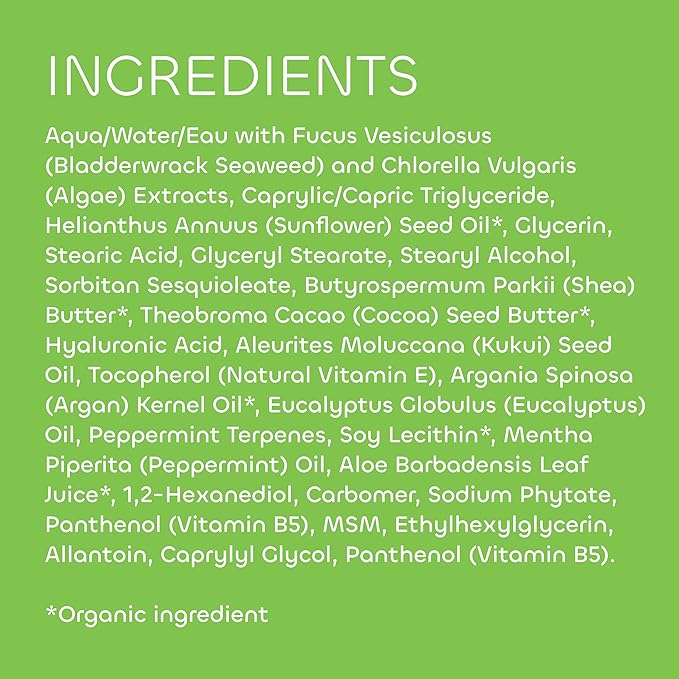 The Seaweed Bath Co. Body Cream, Eucalyptus & Peppermint