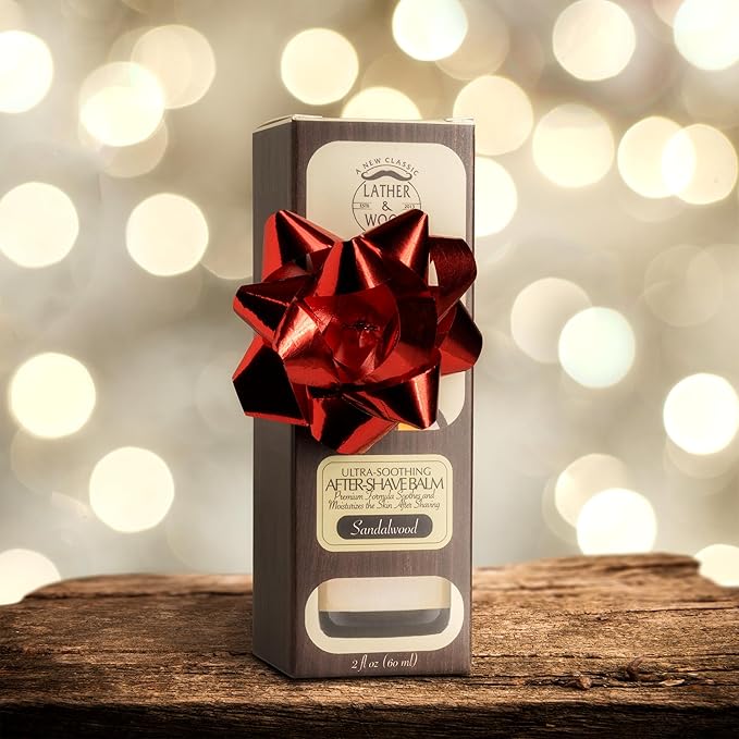 Best After-shave Balm, Sandalwood Scent, Premium Aftershave Lotion, Soothes and Moisturizes Face after shaving, Does Not Dry The Skin, Eliminates Razor Burn For A Silky Smooth Finish …