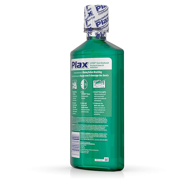 Plax Advanced PreBrushing Dental Rinse, Soft Mint, 24 Ounce