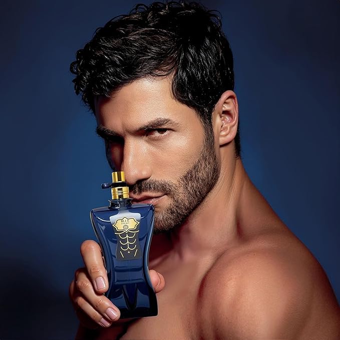 Hybrid & Company Blue For Men Gold Edition For Men Eau De Parfum Vaporisateur Natural Spray 3.4 Fl Oz