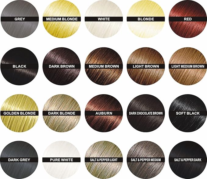 Hair Building Fibers 200 Grams 7 Oz. With Bottle By Finally Hair 50g*4 (Grey (medium gray))