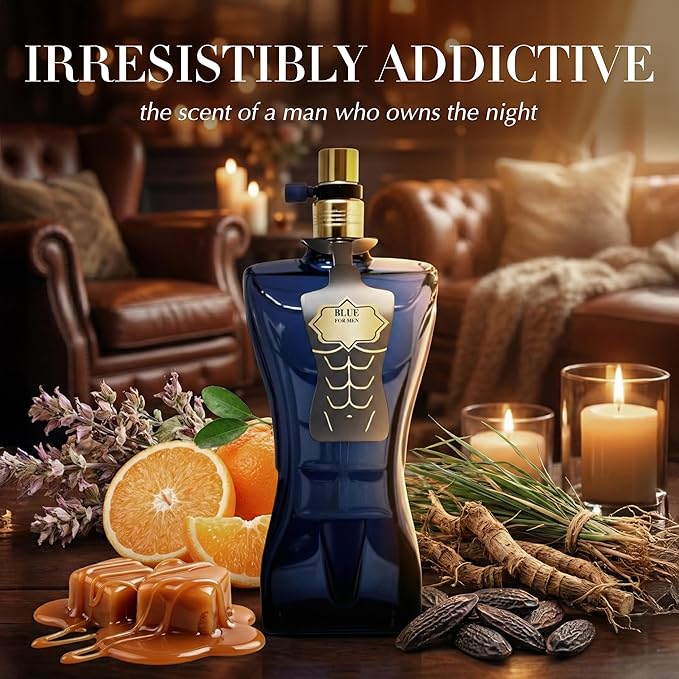 Hybrid & Company Men's Cologne Mystery Box 5Pcs, Surprise Blind Box Random Scent, Extended Wear Fragrance Eau de Parfum Cologne Gift Set for Men, 3.4 Fl Oz Each