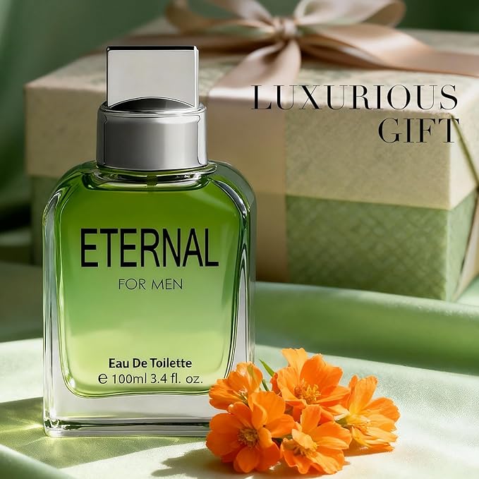Verse Adonis & Eternal Combo Men Cologne 3.4 Fl. Oz Men's Perfume Refreshing Combination of Woody Floral & Fruity Scents Eau De Parfum for Men Lasts All Day Best Gift