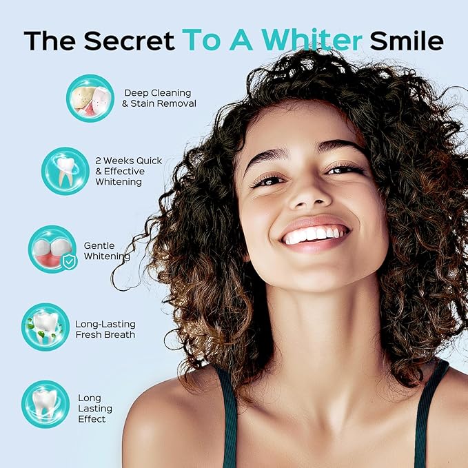 COSLUS Water Flosser Pick with 30pcs Whitening Mint Flavor Refill Combo for Teeth, Braces, Gums Care - Easy to Use, Portable for Coffee Lovers & Travel, Rechargeable, BPA-Free, Black, W40(F5020E)